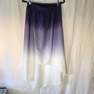 Women’s High Low mini skirt